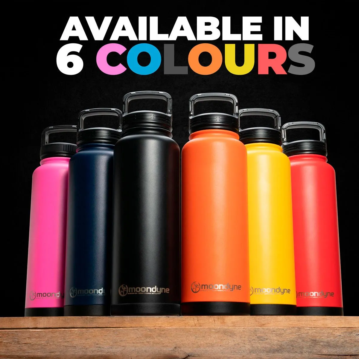 1200ML INSULATED BOTTLE - BLACK