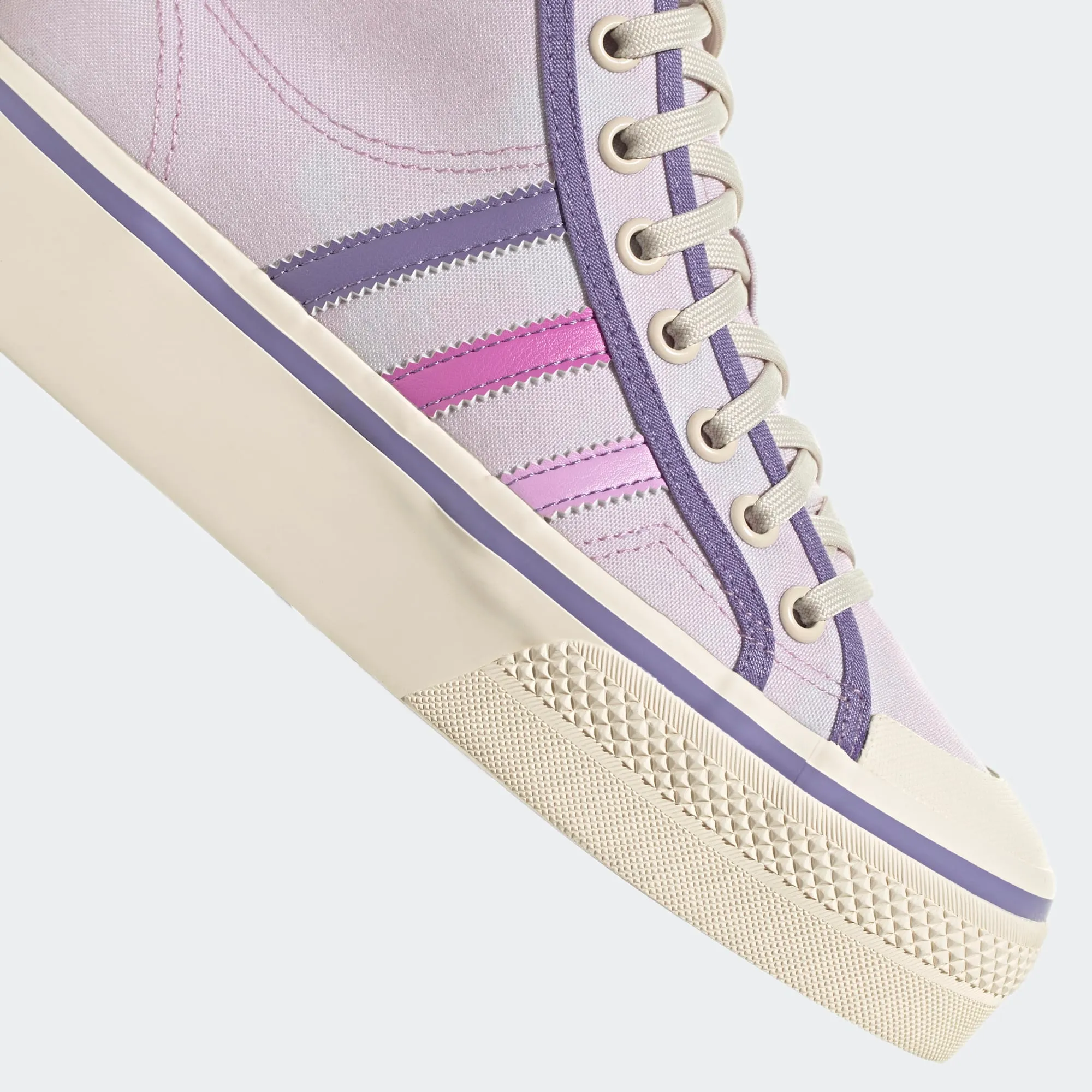 Adidas Women's Nizza Platform Mid Shoes - Almost Pink / Pulse Lilac / Wonder White