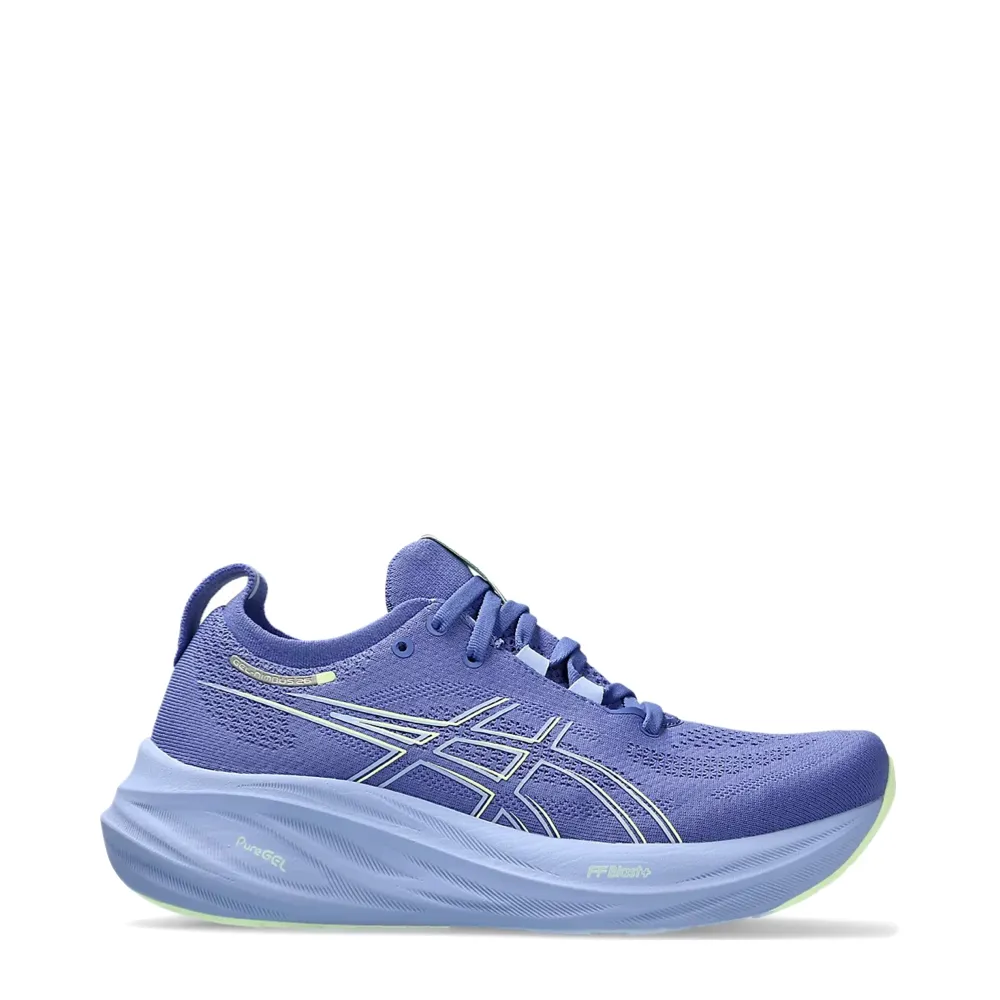 Asics Women's GEL-NIMBUS 26 Sneaker in Sapphire/Light Blue