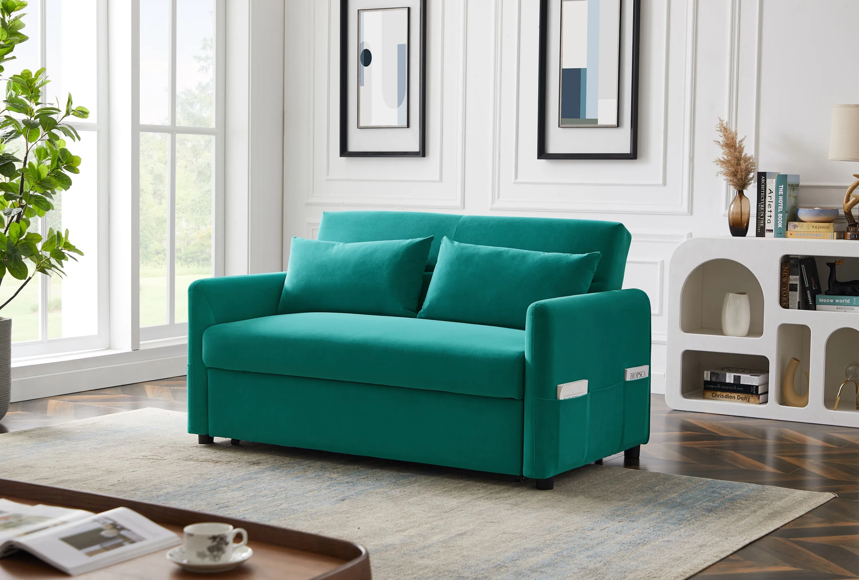 Blue Leisure Love Sofa