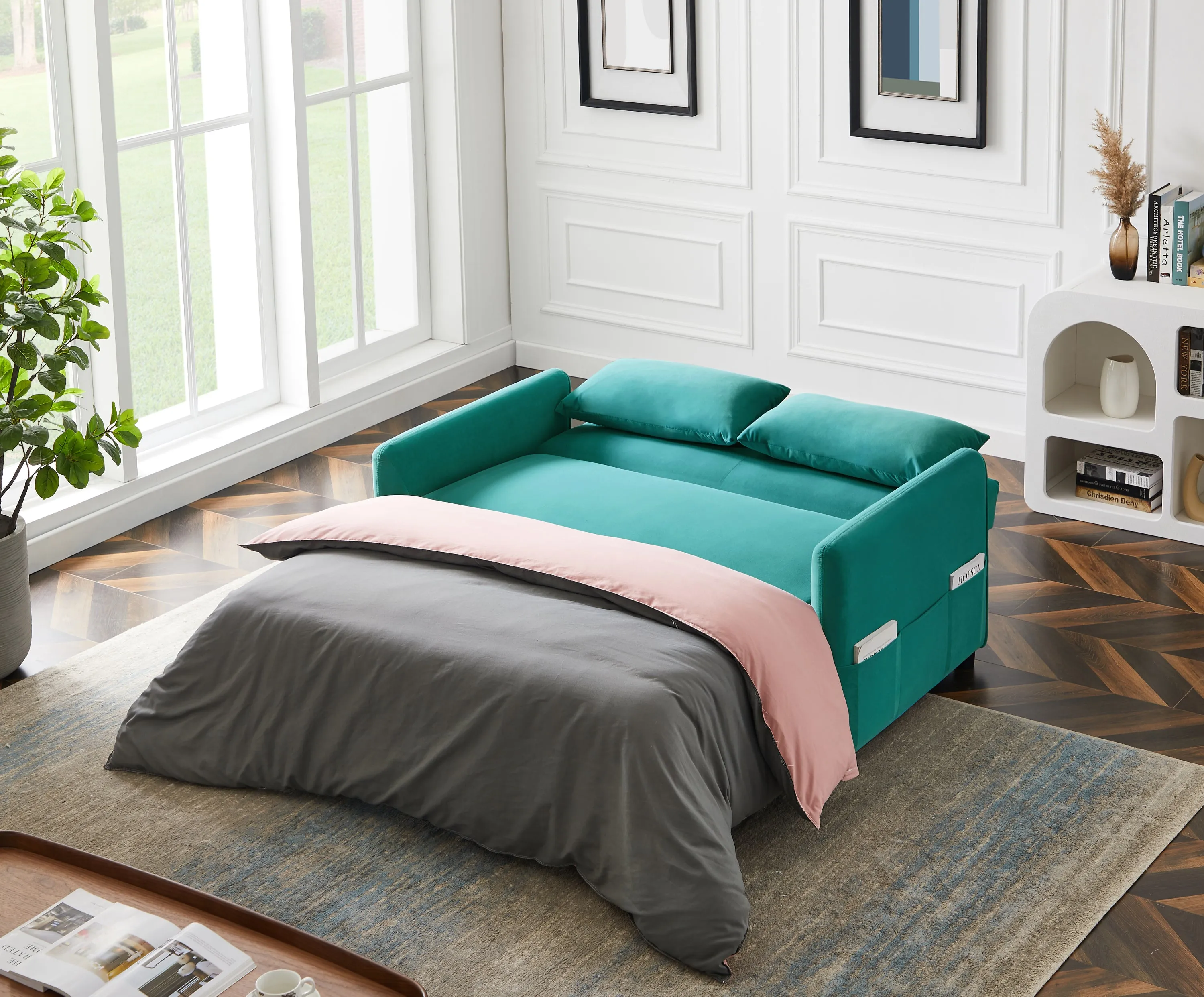 Blue Leisure Love Sofa