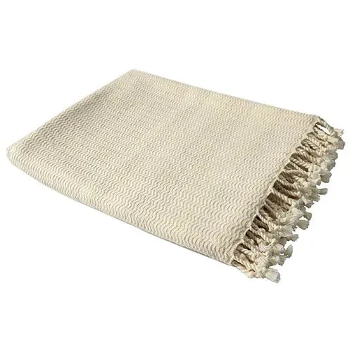 Breezy 80308BEI Beige Throw Blanket