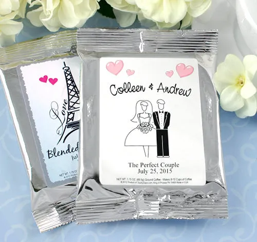 Coffee Favors (Silver) - Personalized