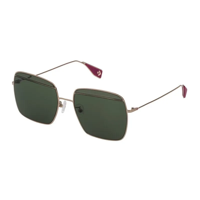 Converse Women's Sunglasses Square Bronze and Green SCO148 8FEY