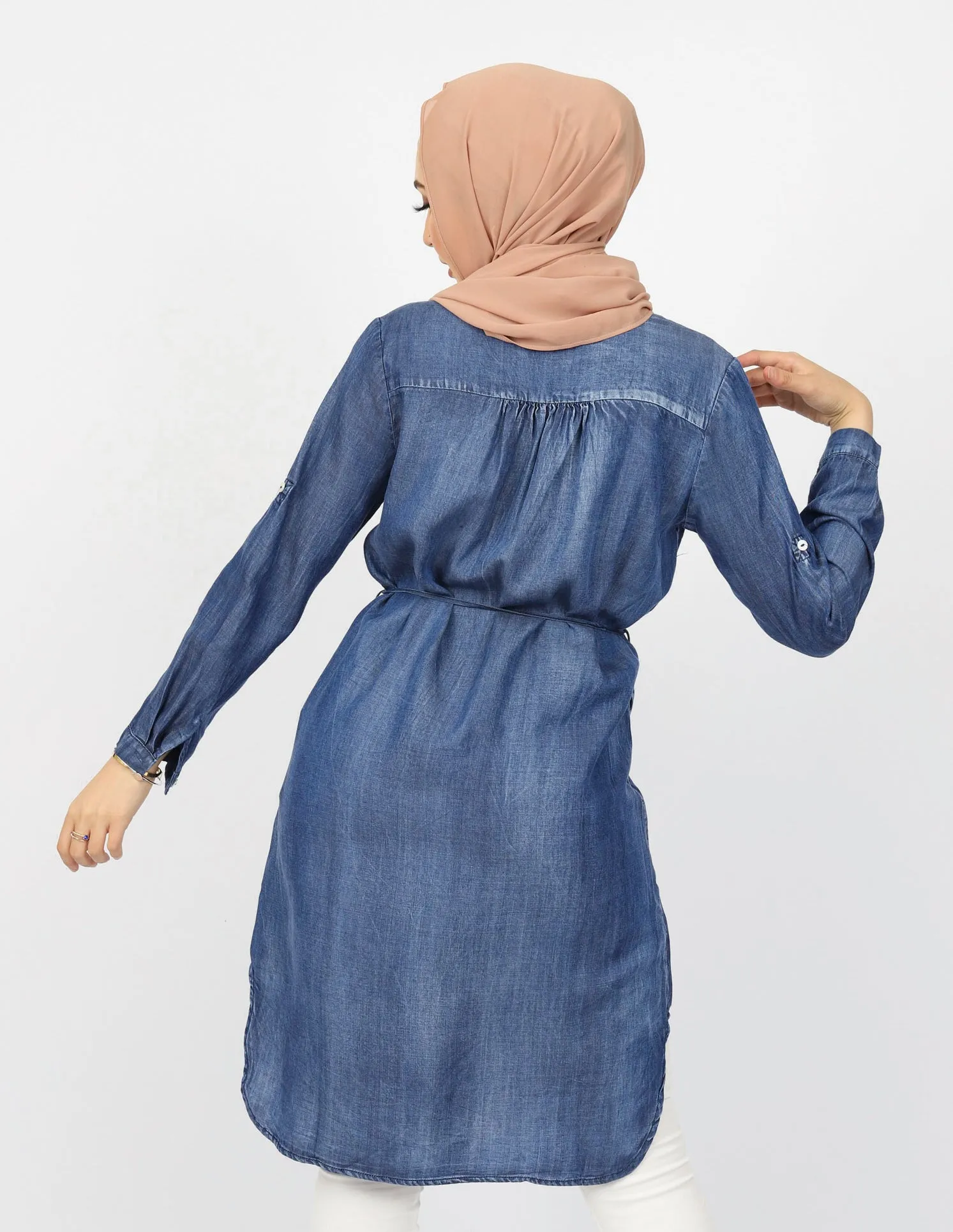 Denim Pocket Loop Top