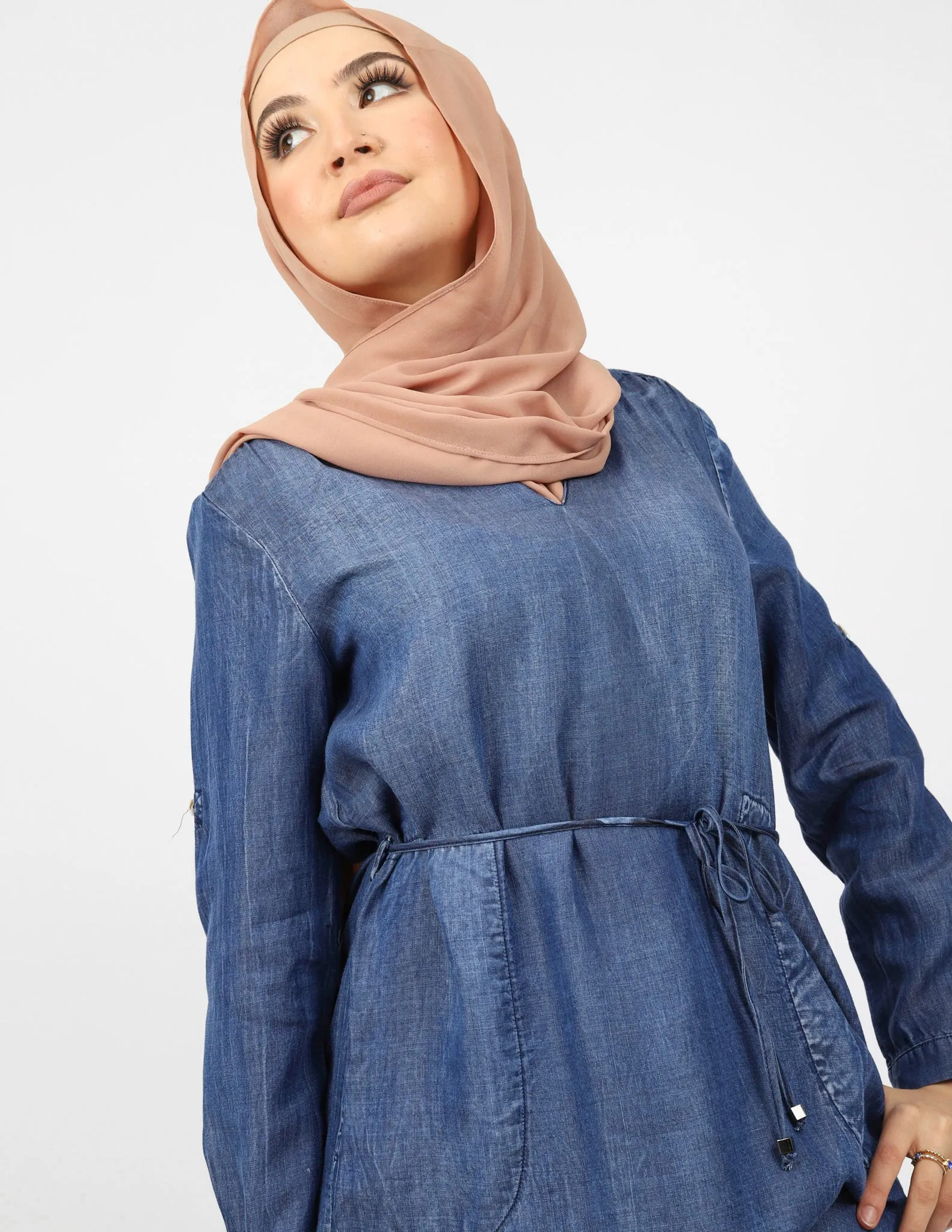 Denim Pocket Loop Top