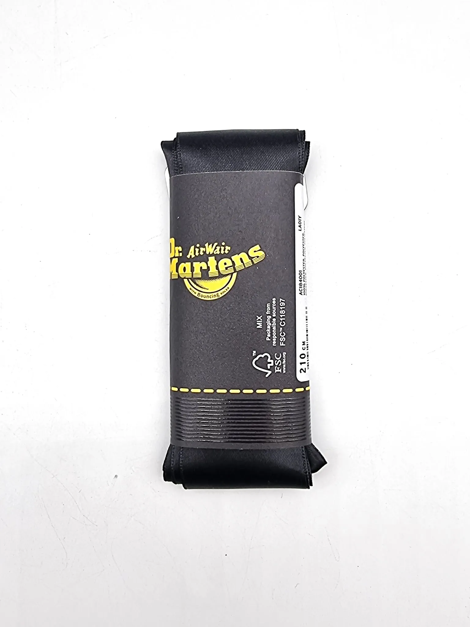 DR. MARTENS RIBBON LACES BLACK 210cm