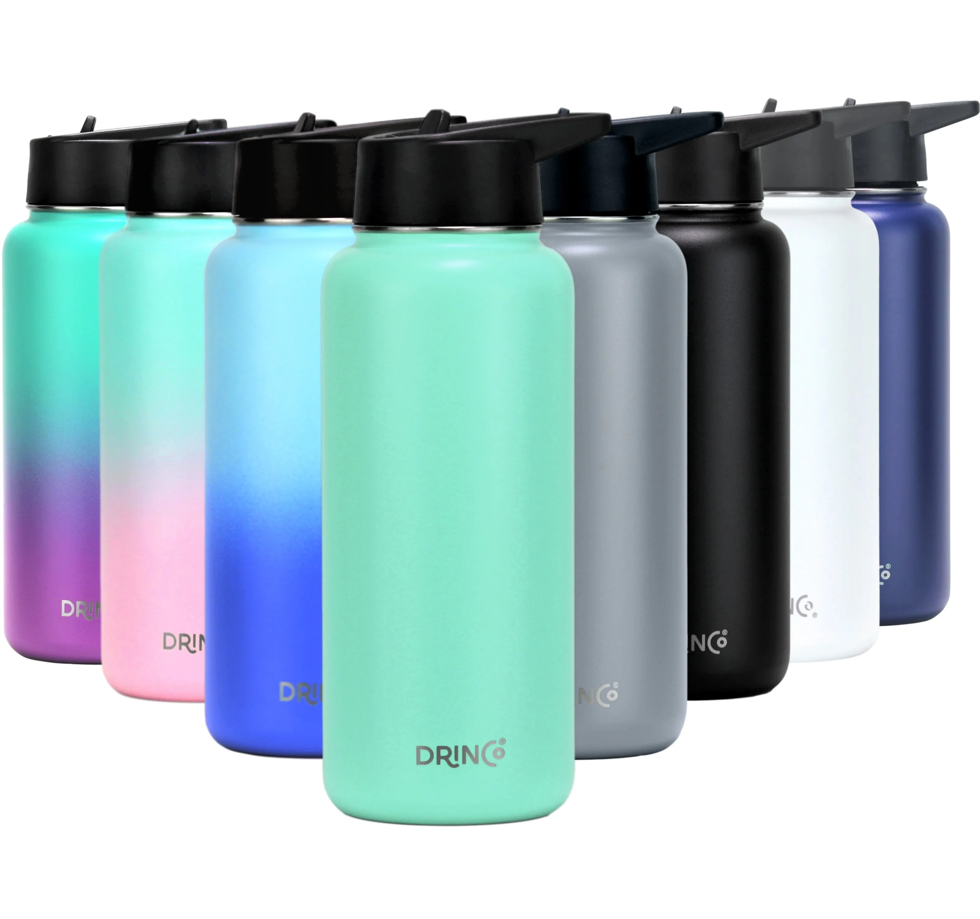 DRINCO® 32oz Stainless Steel Water Bottle - Teal