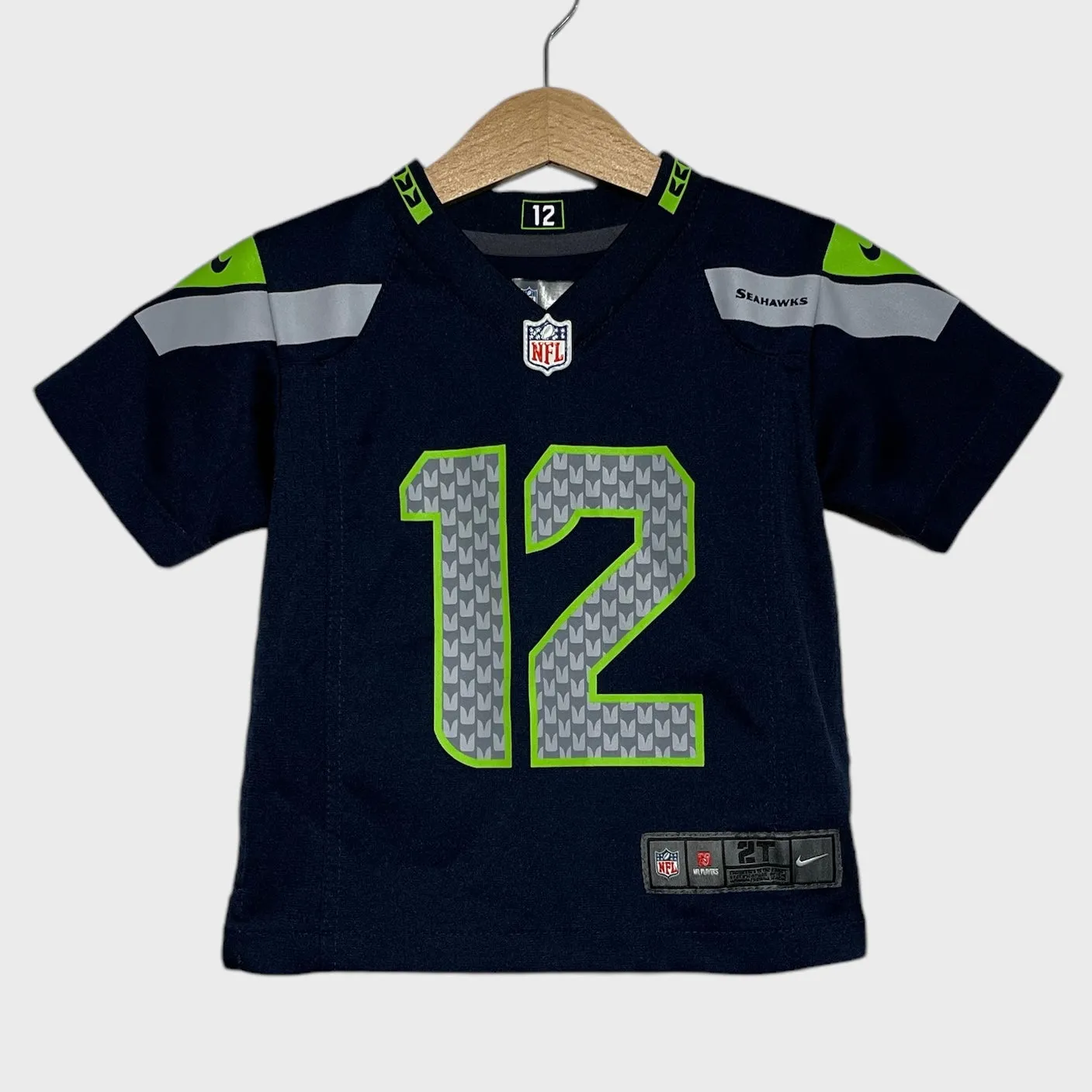 Fan #12 Seattle Seahawks Jersey Toddler 2T