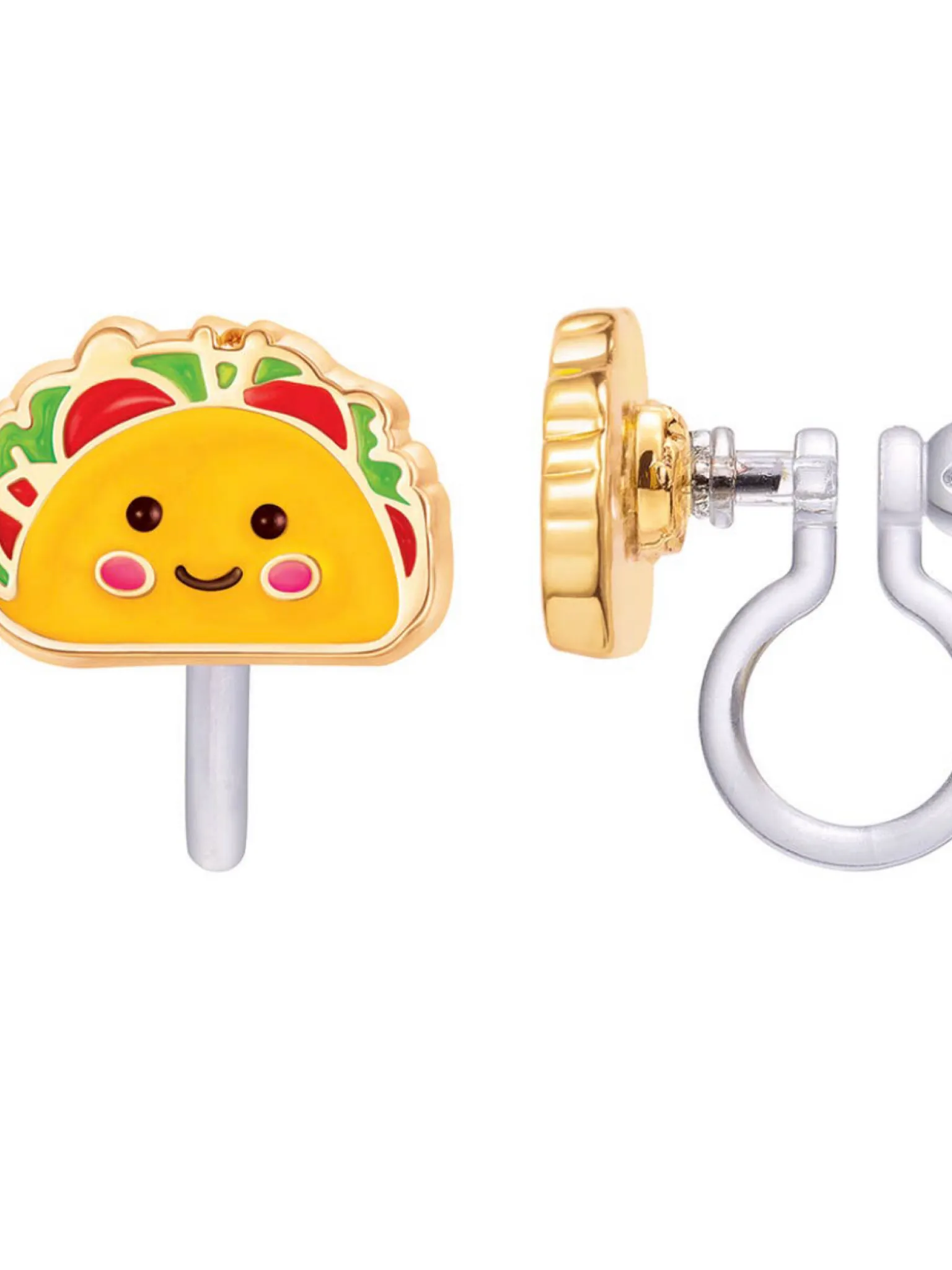 GirlNation Cutie Clip On Earrings - Taco Belle