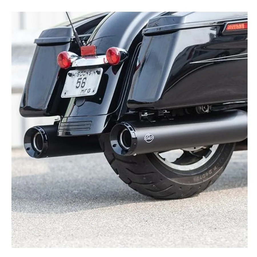 GNX SLIP-ONS for M8 TOURING MODELS - Black