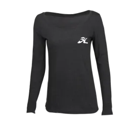 Hobie Flying H Scoop Neck Long Sleeve T Shirt