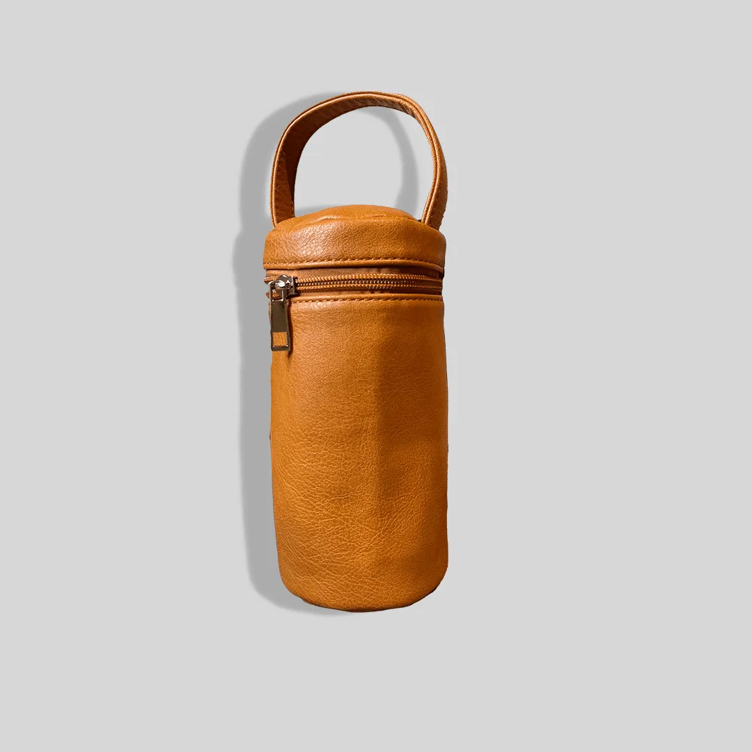 Insulated Bottle Holder - Caramel