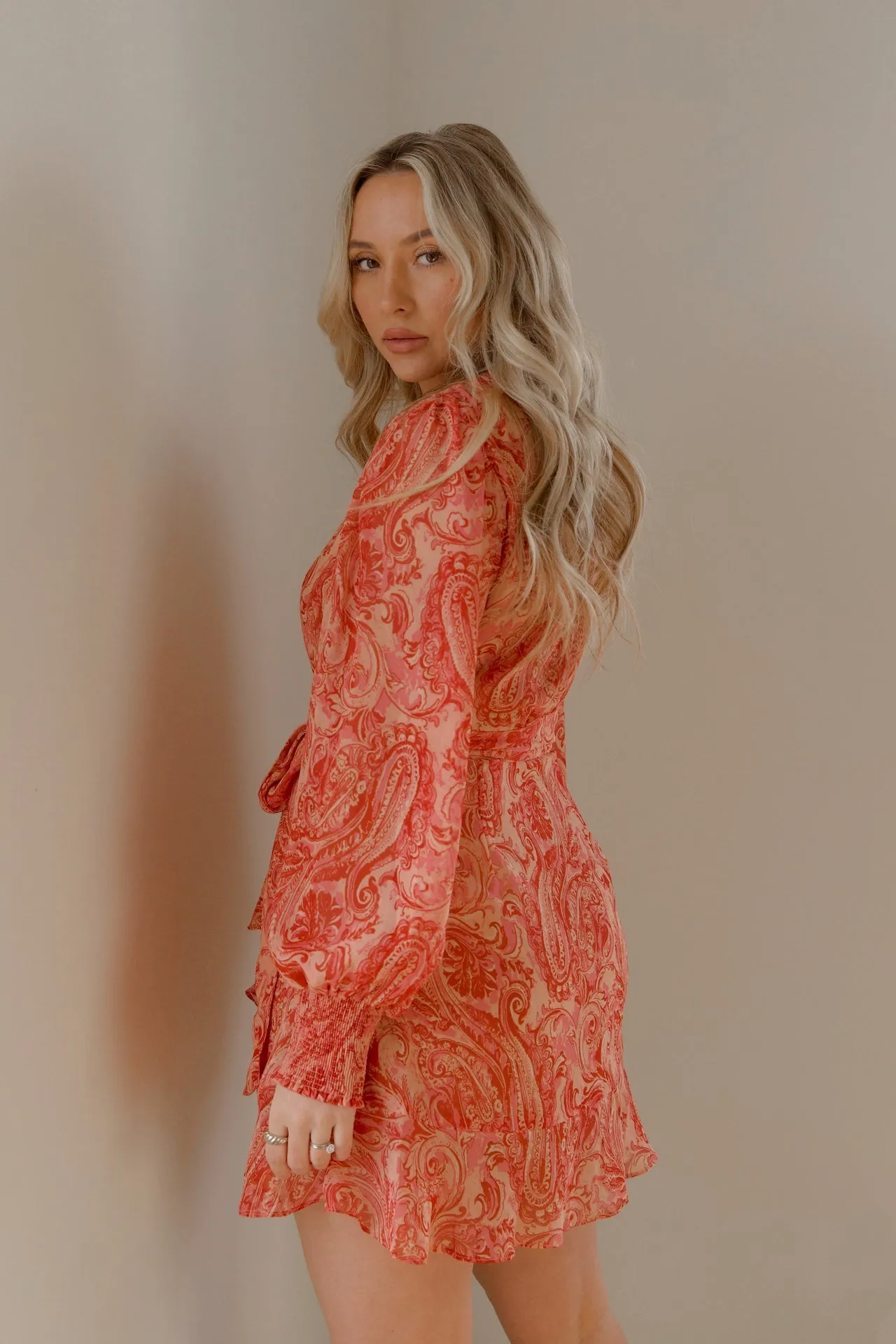 Ivey Paisley Mini Dress