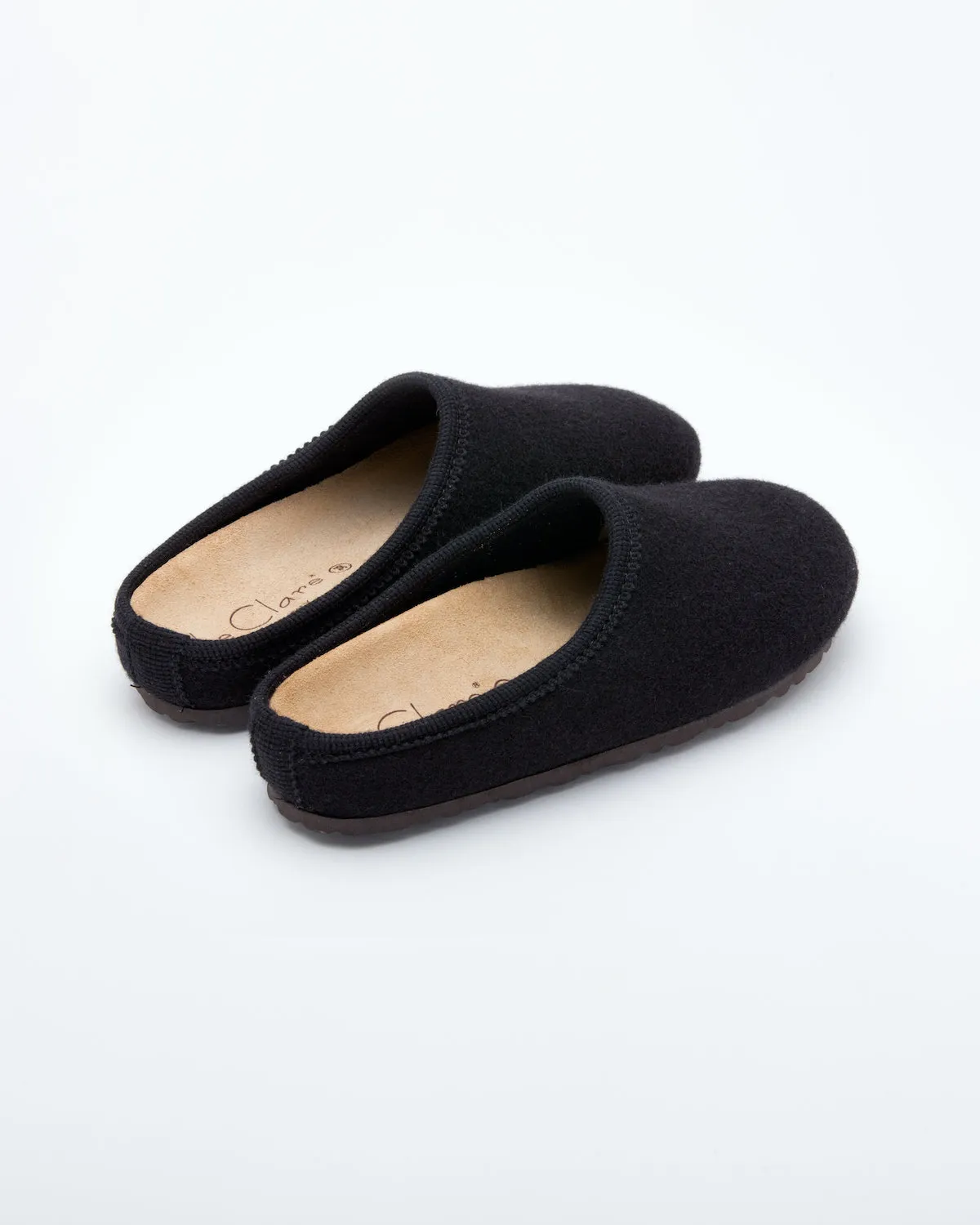 Men's Nebraska Wool Clogs Black