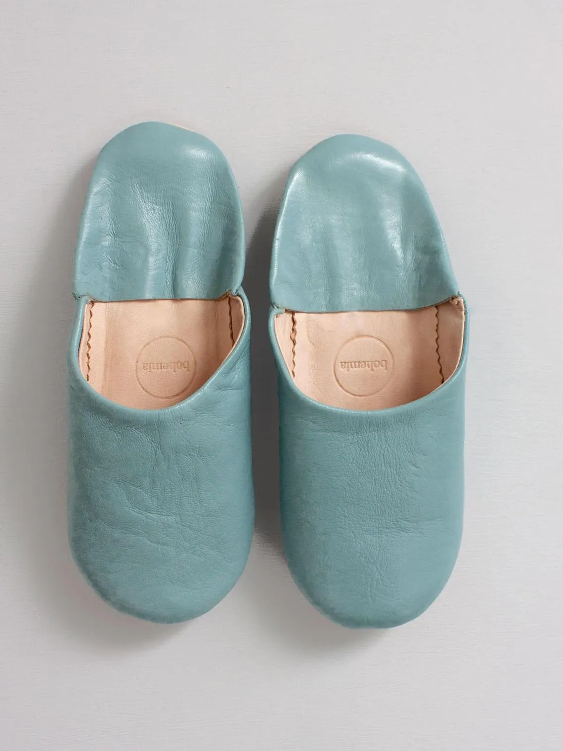 Moroccan Basic Babouche Slippers - Seconds, Large (Assorted Colours)