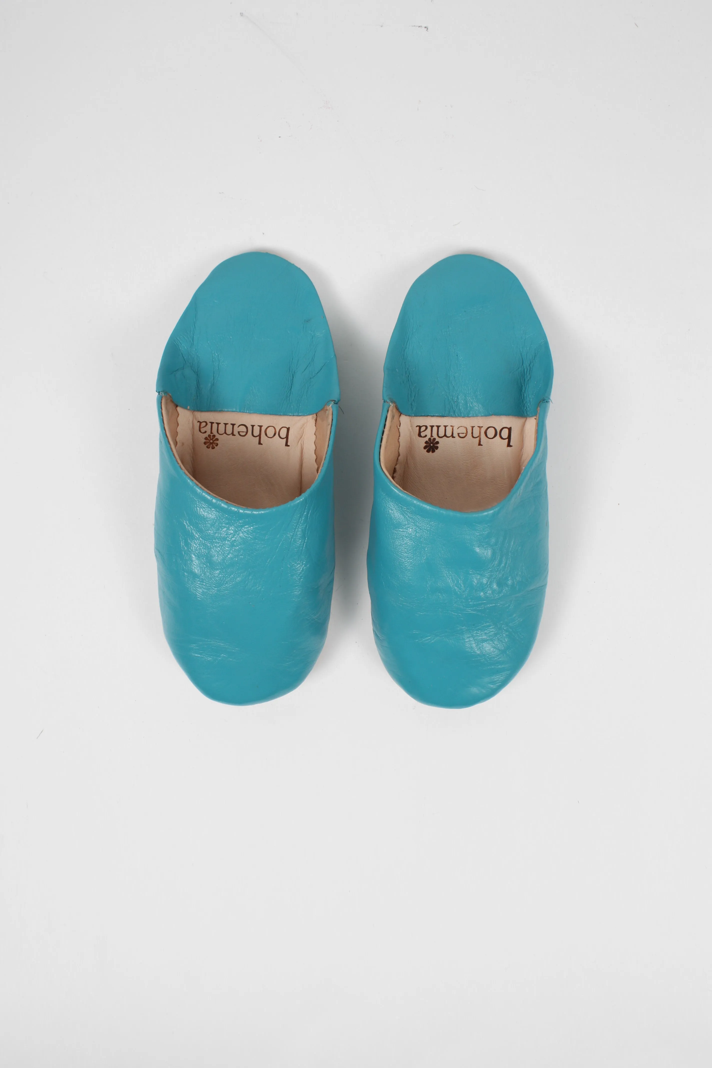 Moroccan Basic Babouche Slippers - Seconds, Large (Assorted Colours)