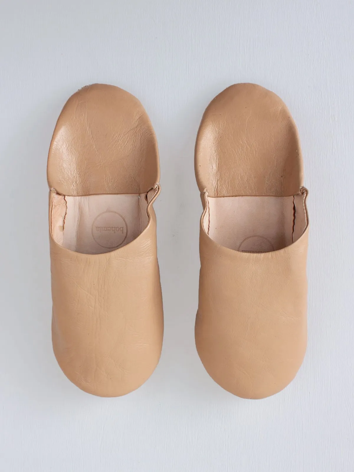 Moroccan Basic Babouche Slippers - Seconds, Large (Assorted Colours)