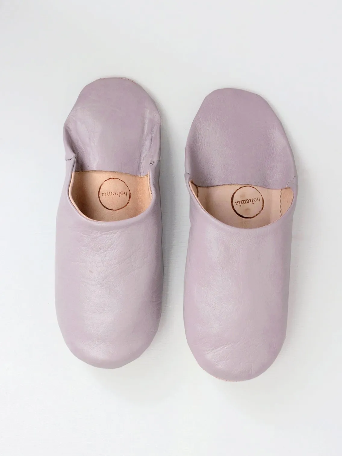 Moroccan Basic Babouche Slippers - Seconds, Large (Assorted Colours)