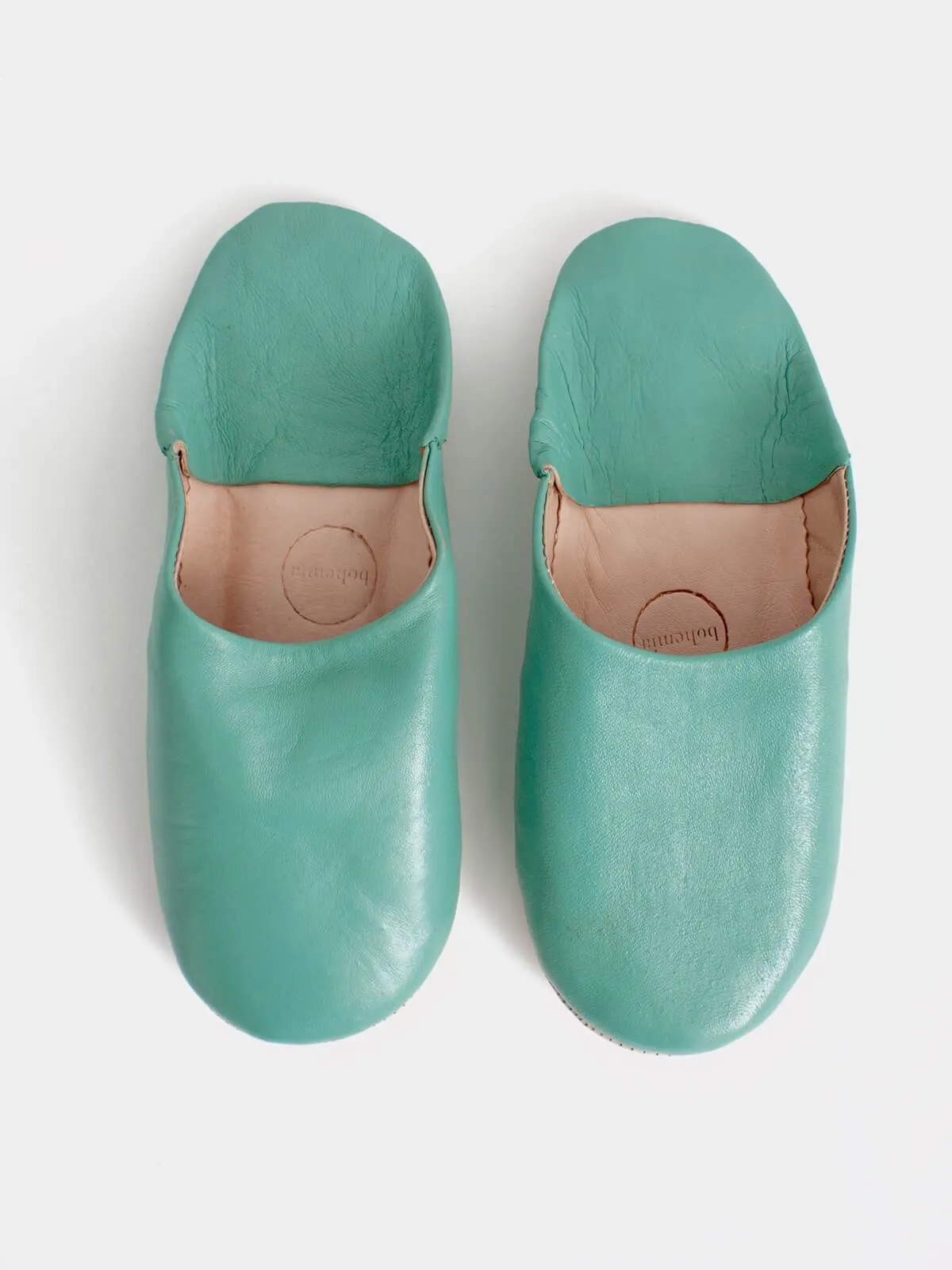 Moroccan Basic Babouche Slippers - Seconds, Large (Assorted Colours)