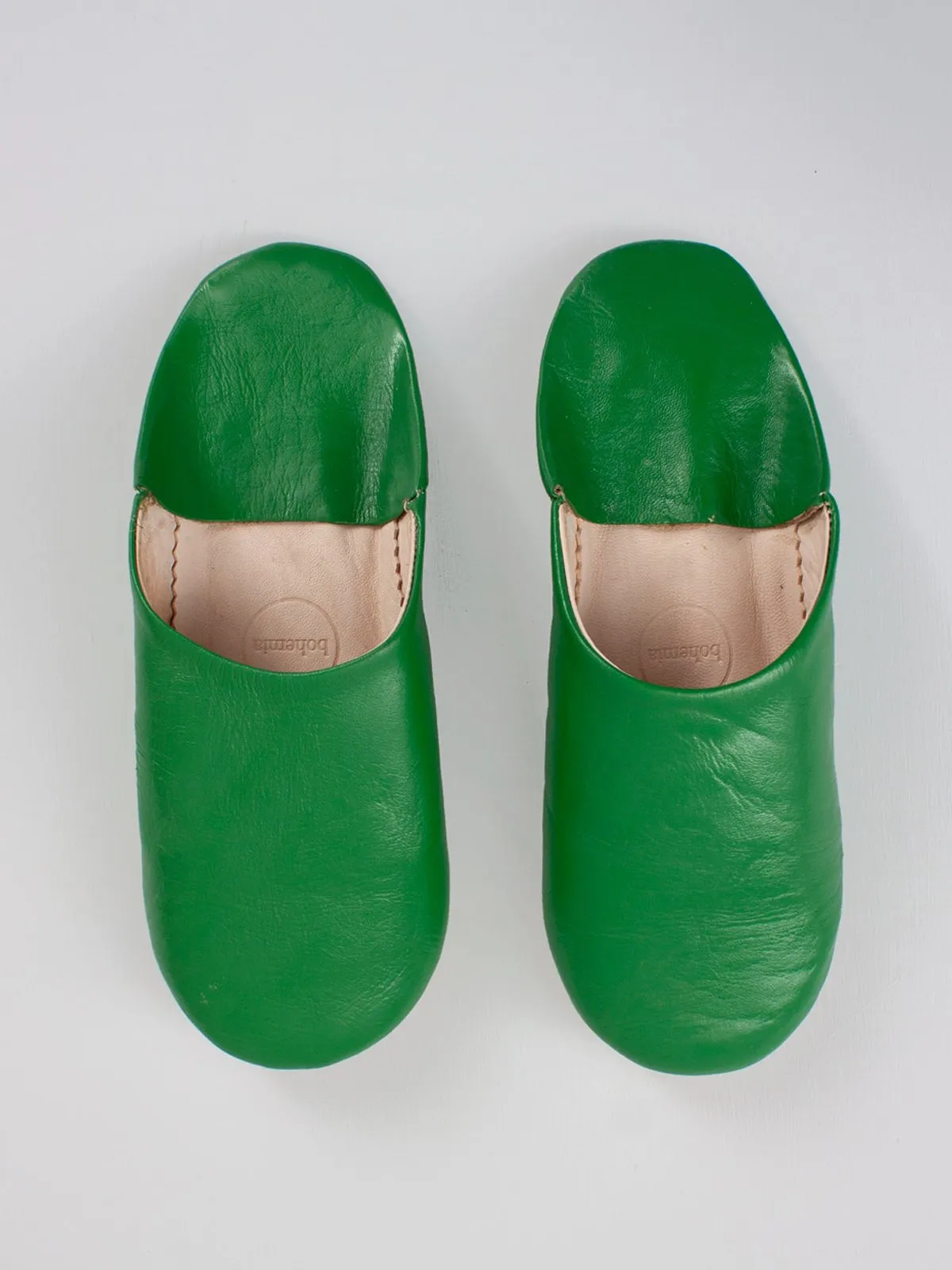 Moroccan Basic Babouche Slippers - Seconds, Large (Assorted Colours)