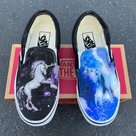 Mystical Unicorn Custom Slip Ons