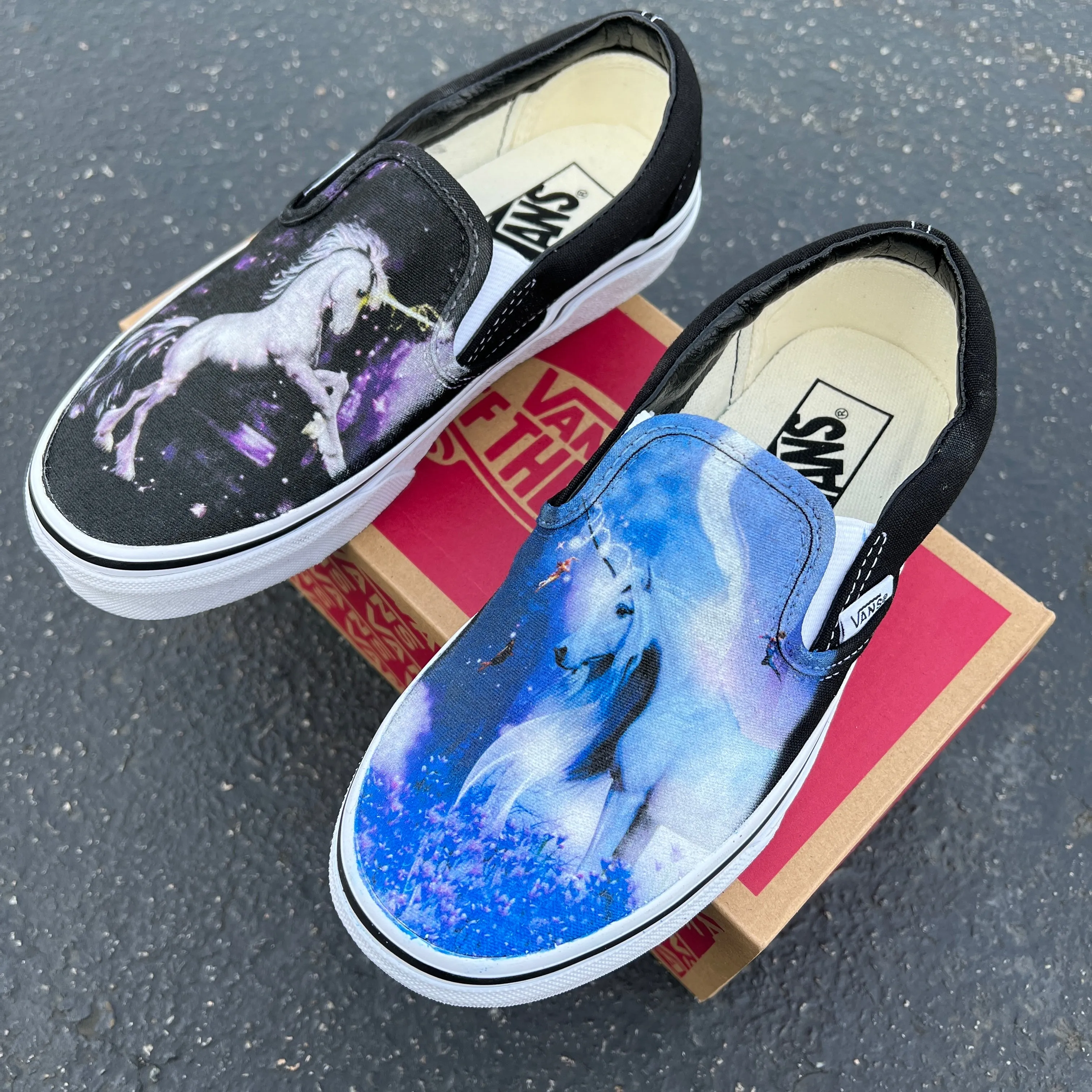 Mystical Unicorn Custom Slip Ons