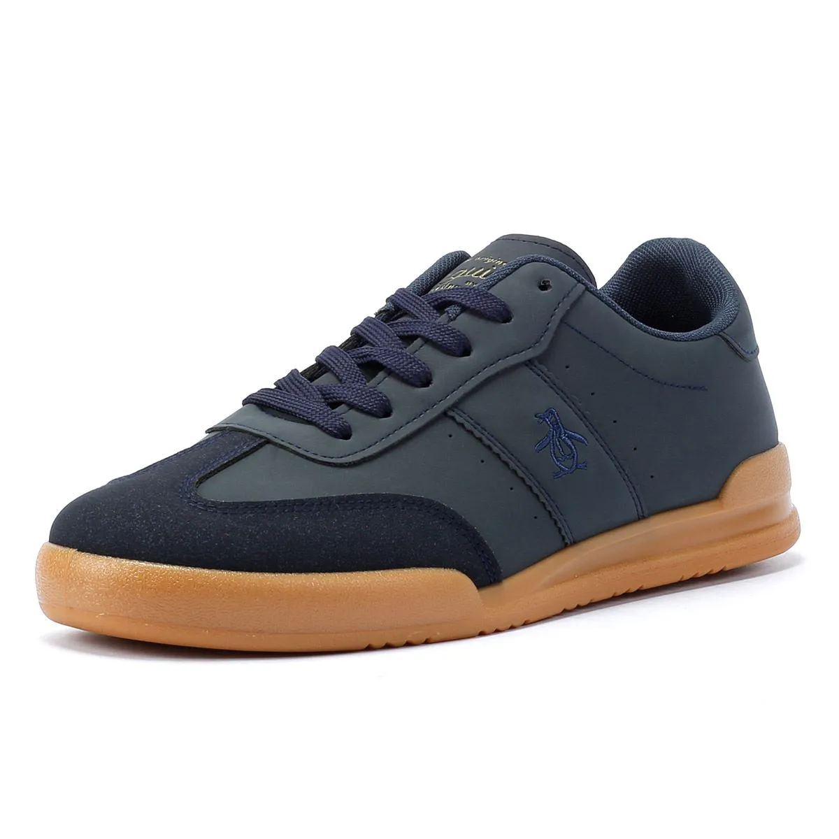 Penguin Giovanni Men's Navy Trainers