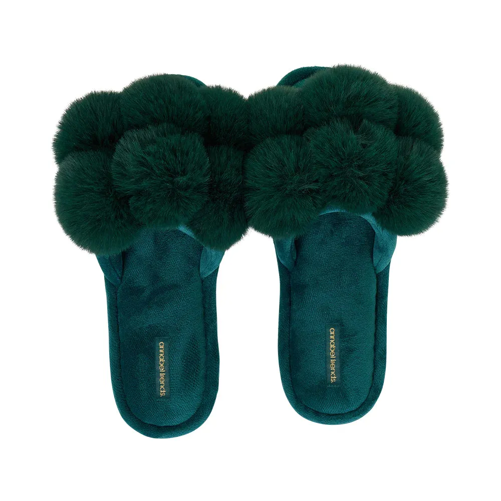 Pom Pom Slippers Cosy Lux