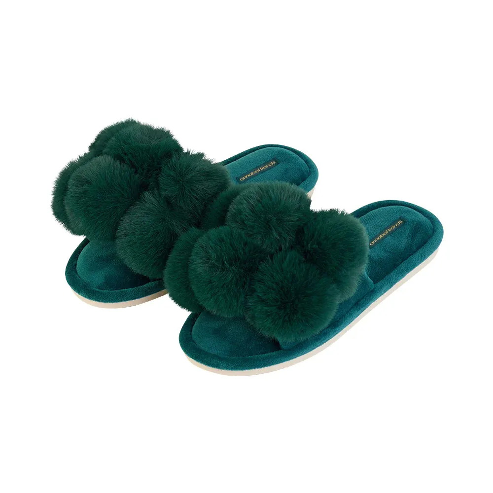 Pom Pom Slippers Cosy Lux