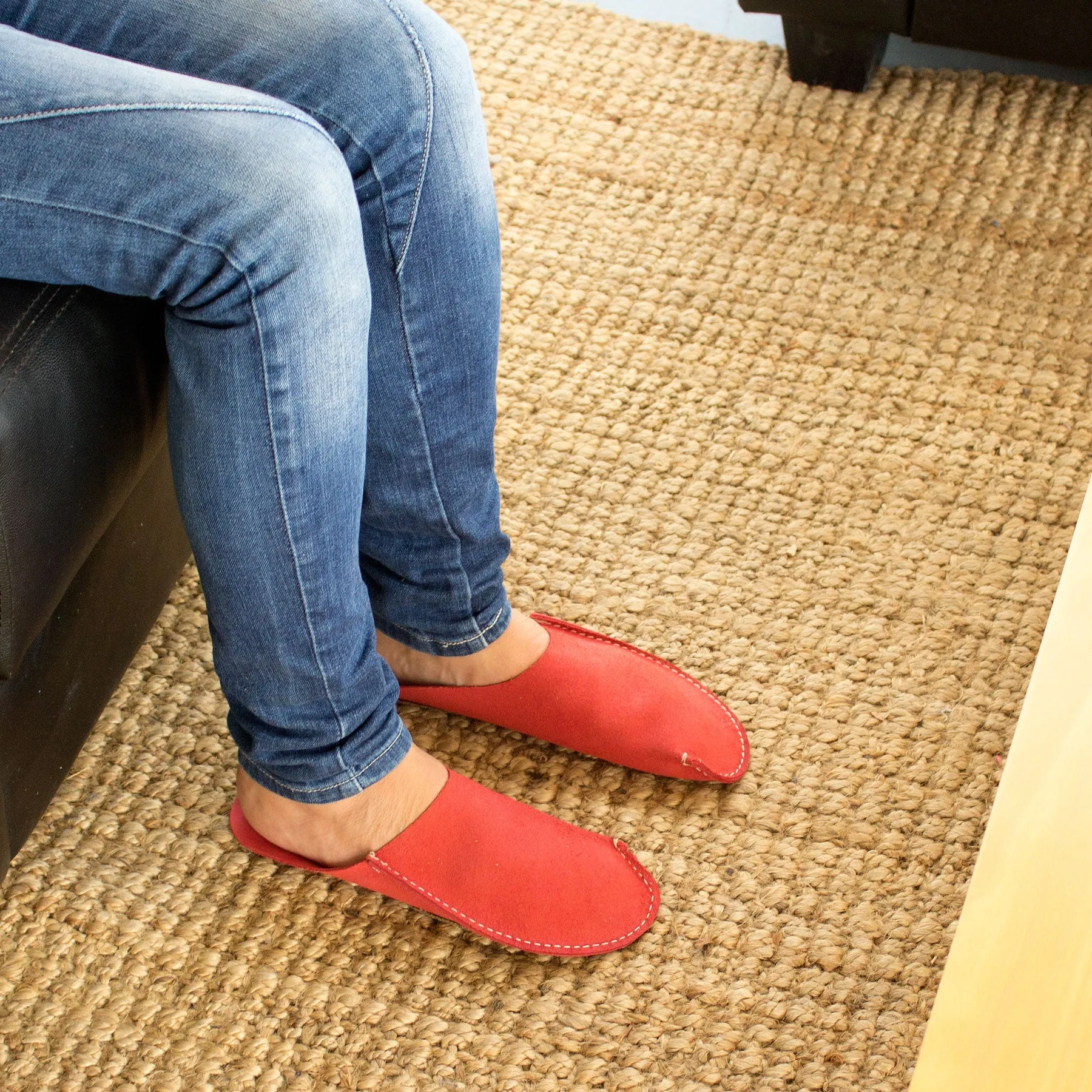 Red CP Slippers Luxe