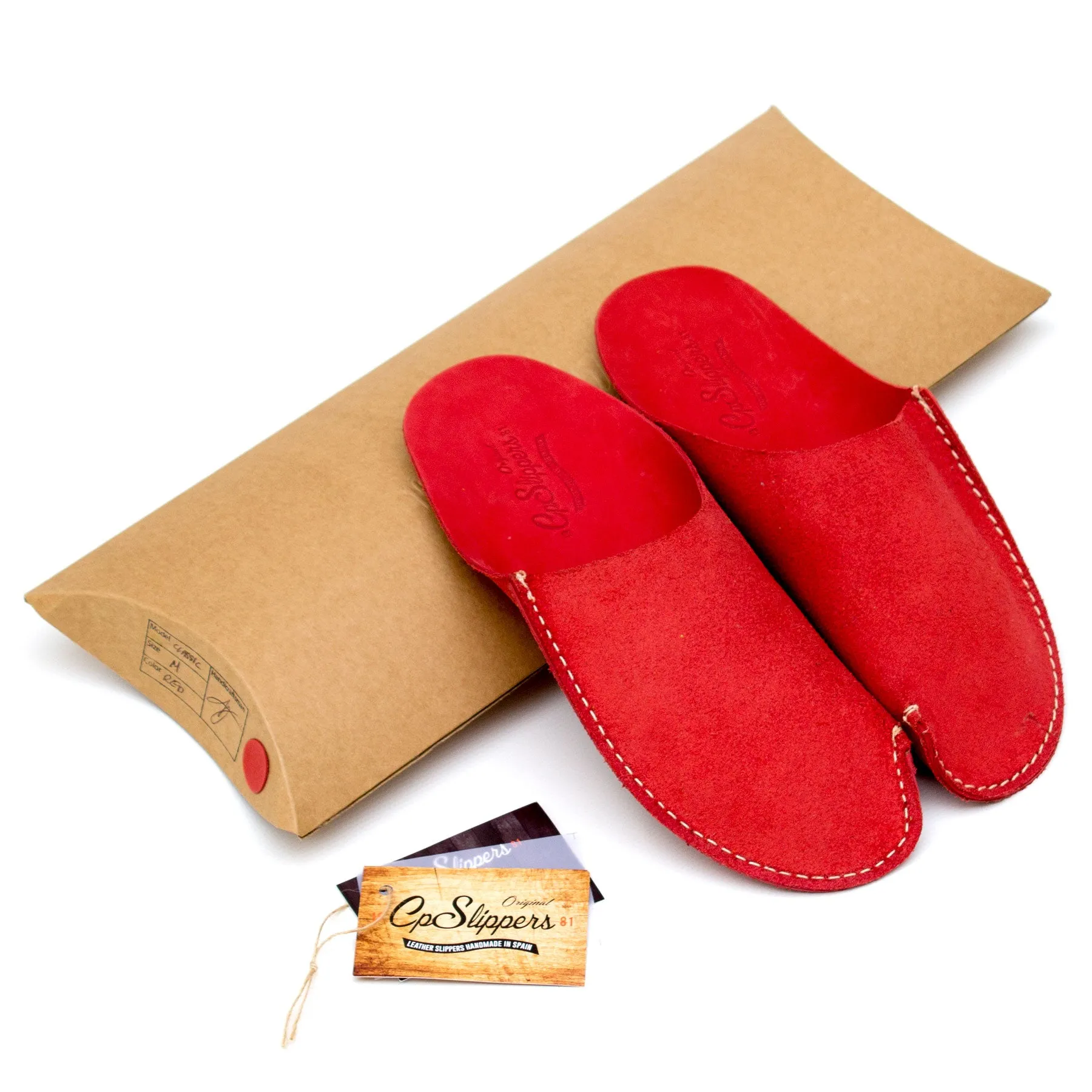 Red CP Slippers Luxe