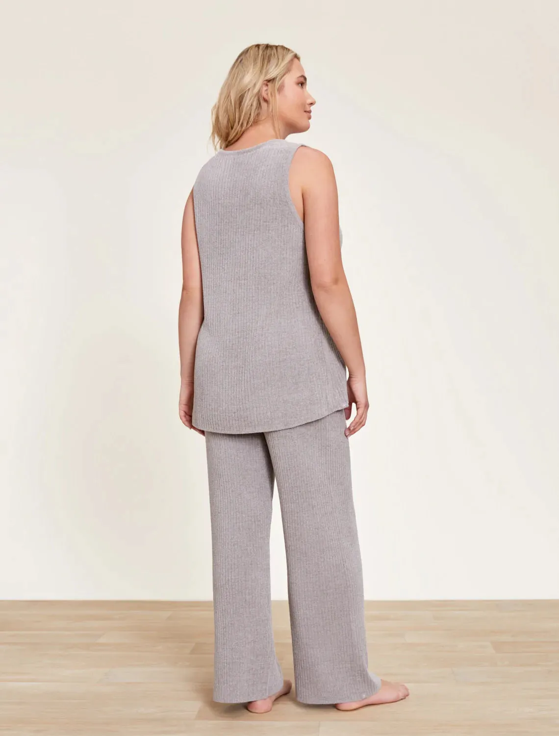 Ribbed Lounge Pant Pewter