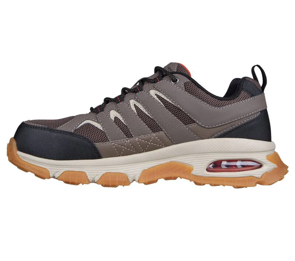 Skech Air Envoy St in Taupe/Black by Skechers