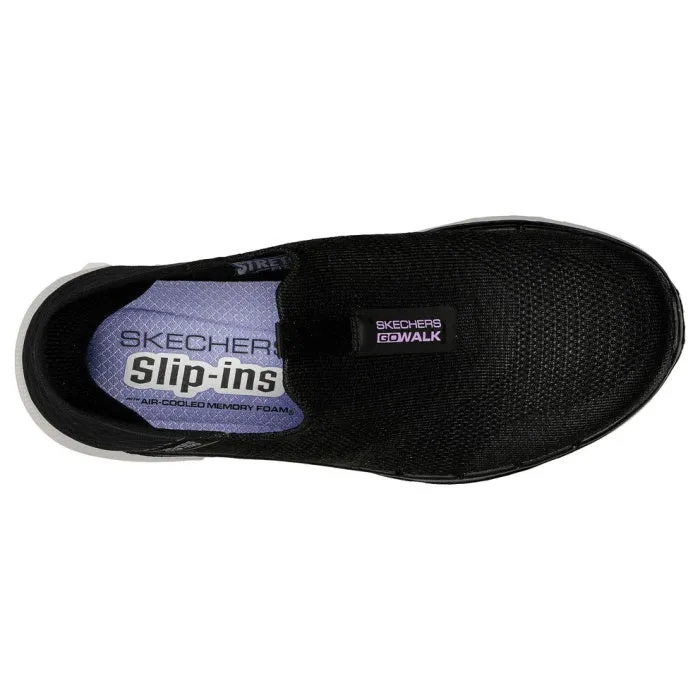 Skechers Go Walk 6 Fabulous View SLIP INS Black Clearance