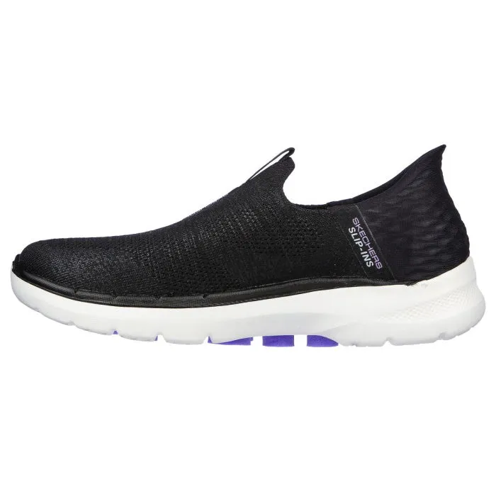 Skechers Go Walk 6 Fabulous View SLIP INS Black Clearance