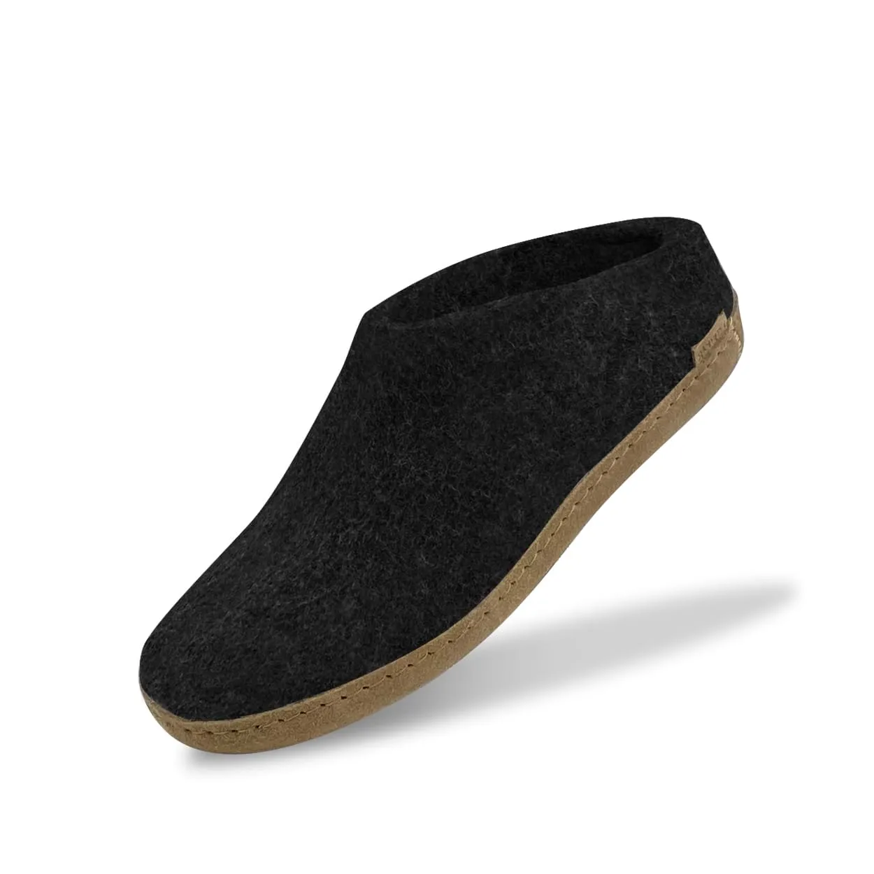 Slip-on with leather sole - Charcoal