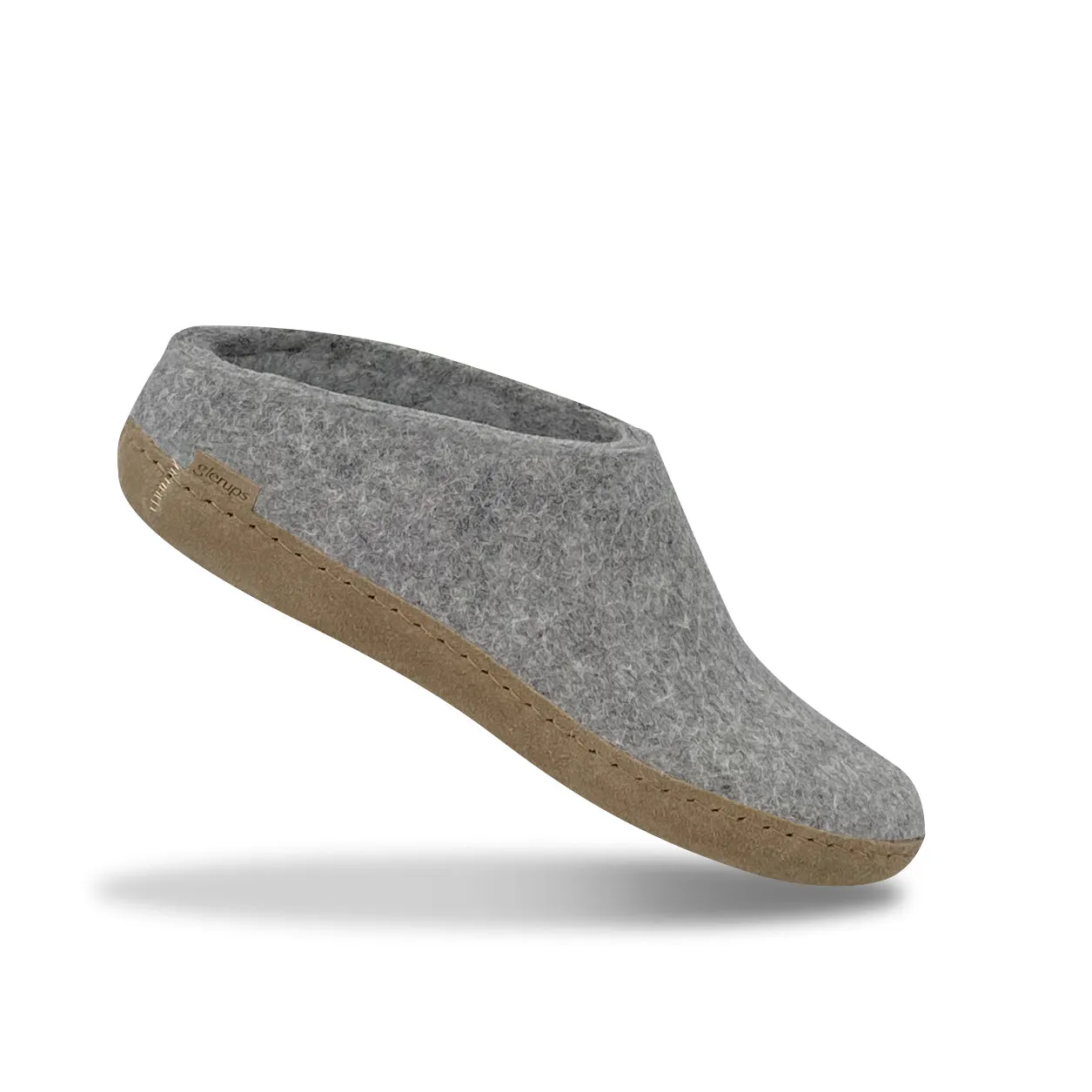 Slip-on with leather sole - Grey