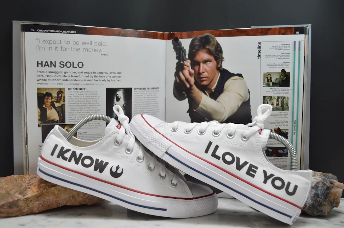 Star Wars I Love You I Know Princess Leia Han Solo Wedding Shoes