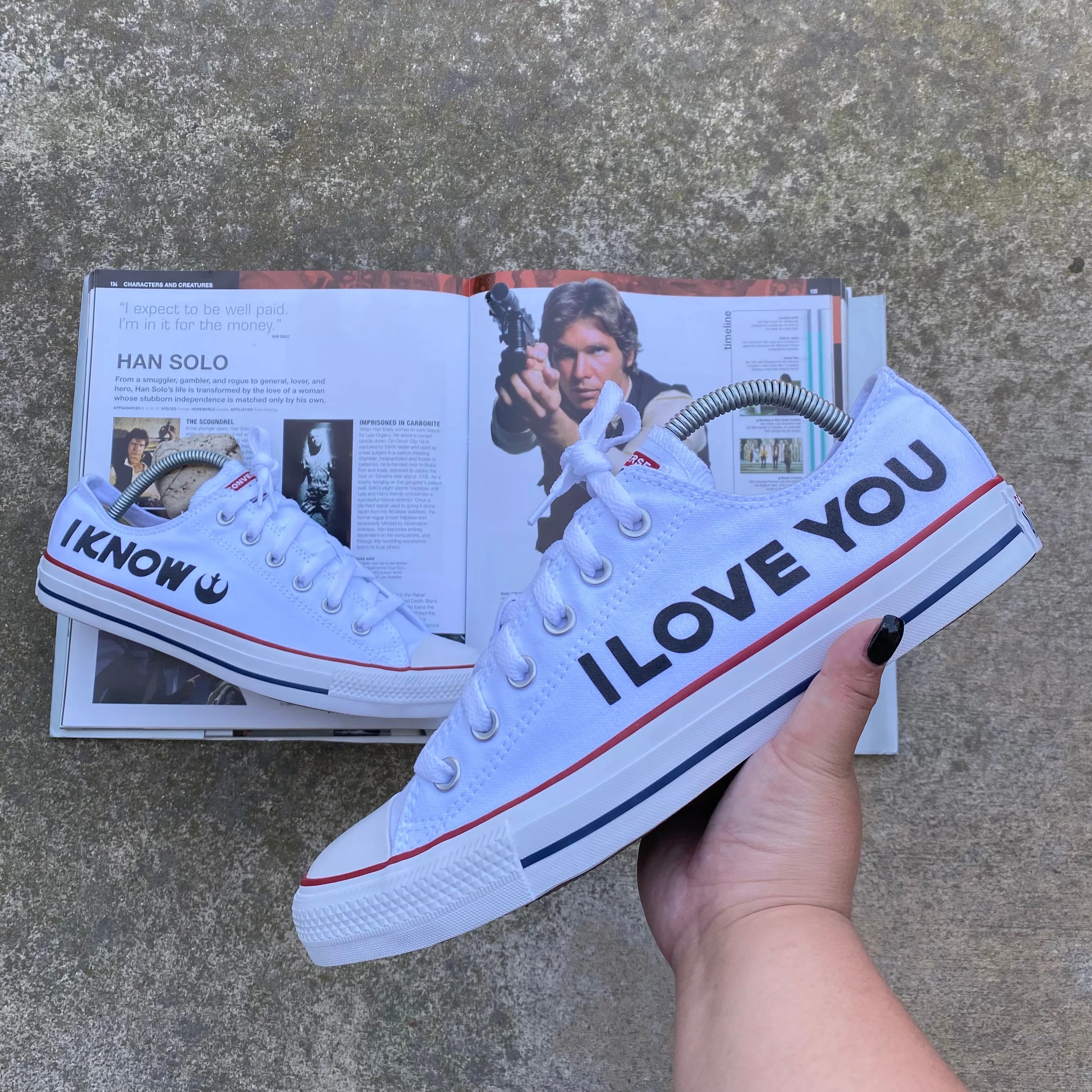 Star Wars I Love You I Know Princess Leia Han Solo Wedding Shoes