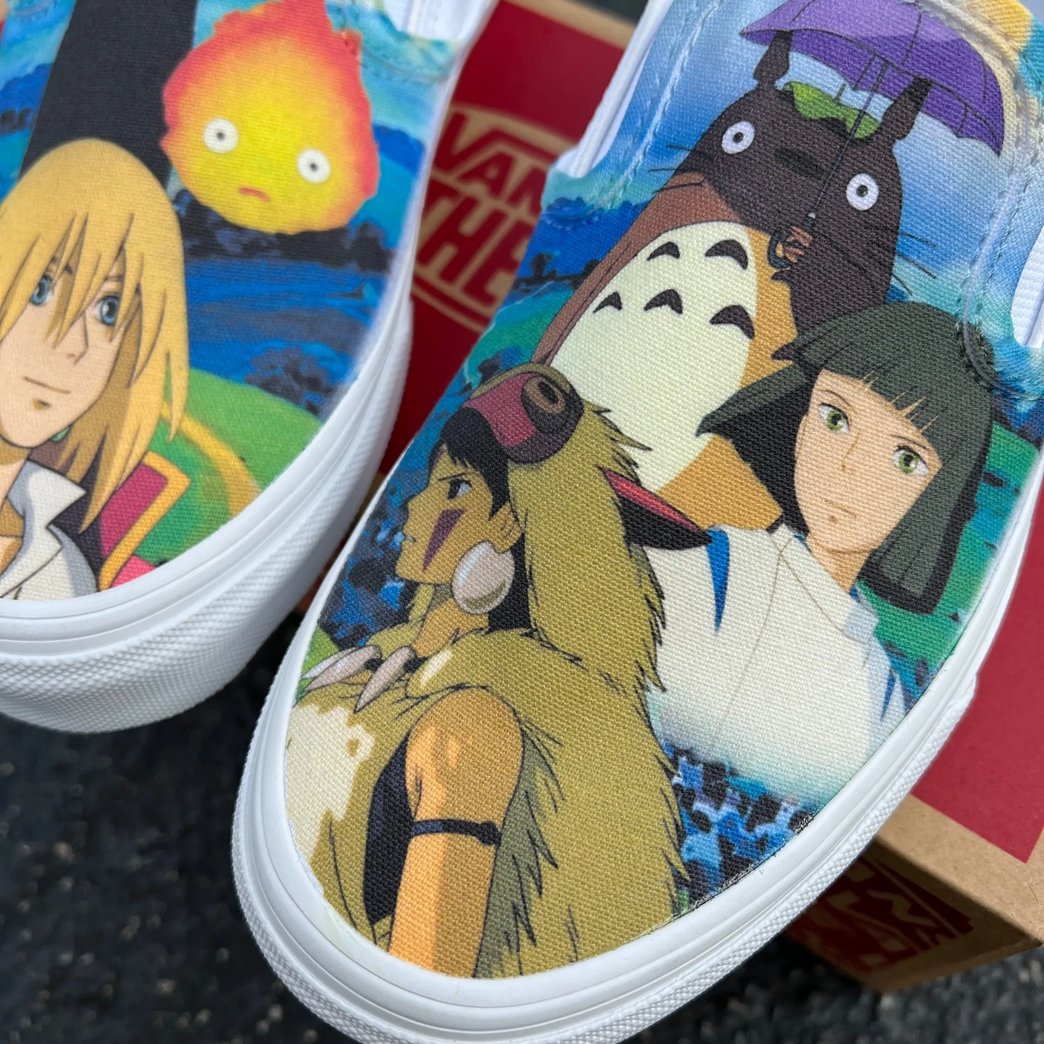 Studio Ghibli Custom Slip Ons