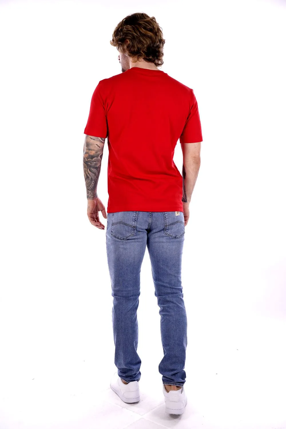 T-shirt ADIDAS da Uomo - rosso IR8009RED