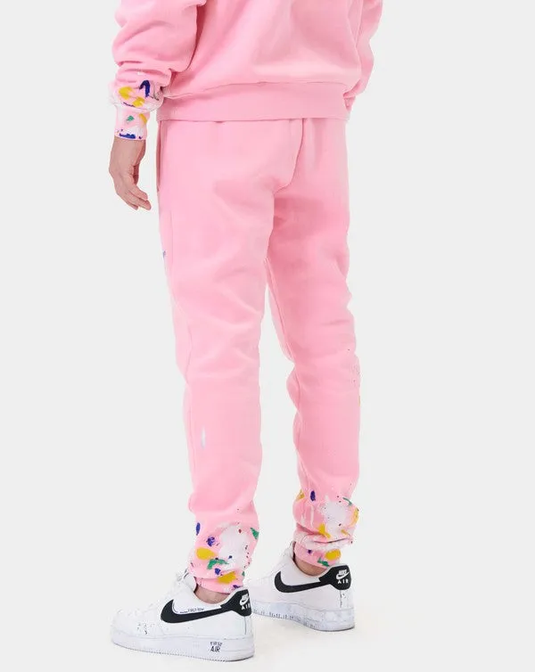 TEEK - Pink Hand Paint Jogger