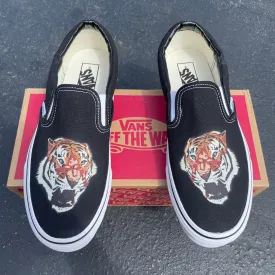 Tiger Head - Custom Slip Ons