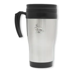 Travel Mug Wild Rabbit Insualted Thermal Cup With Handle