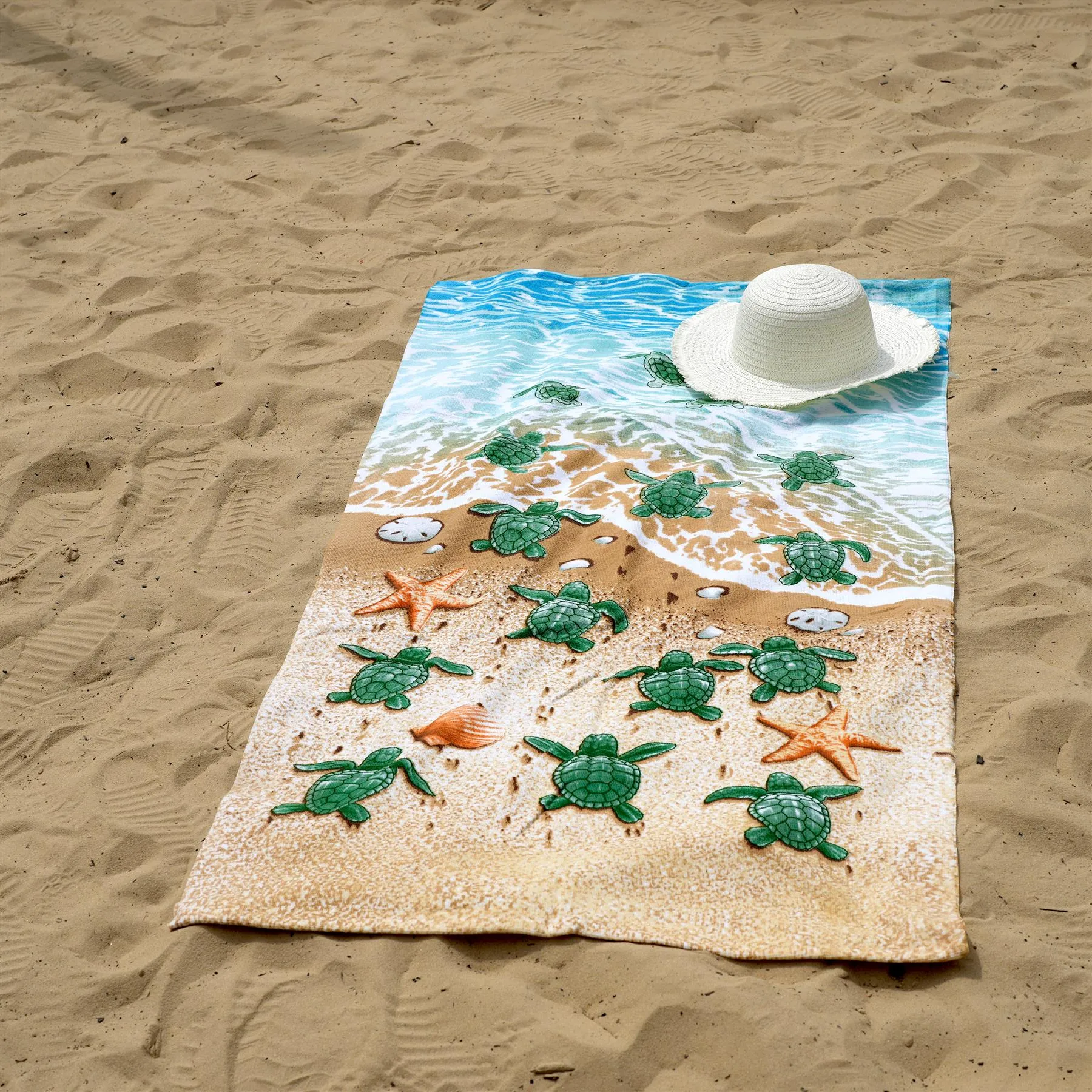 Turtles Design Large Towel