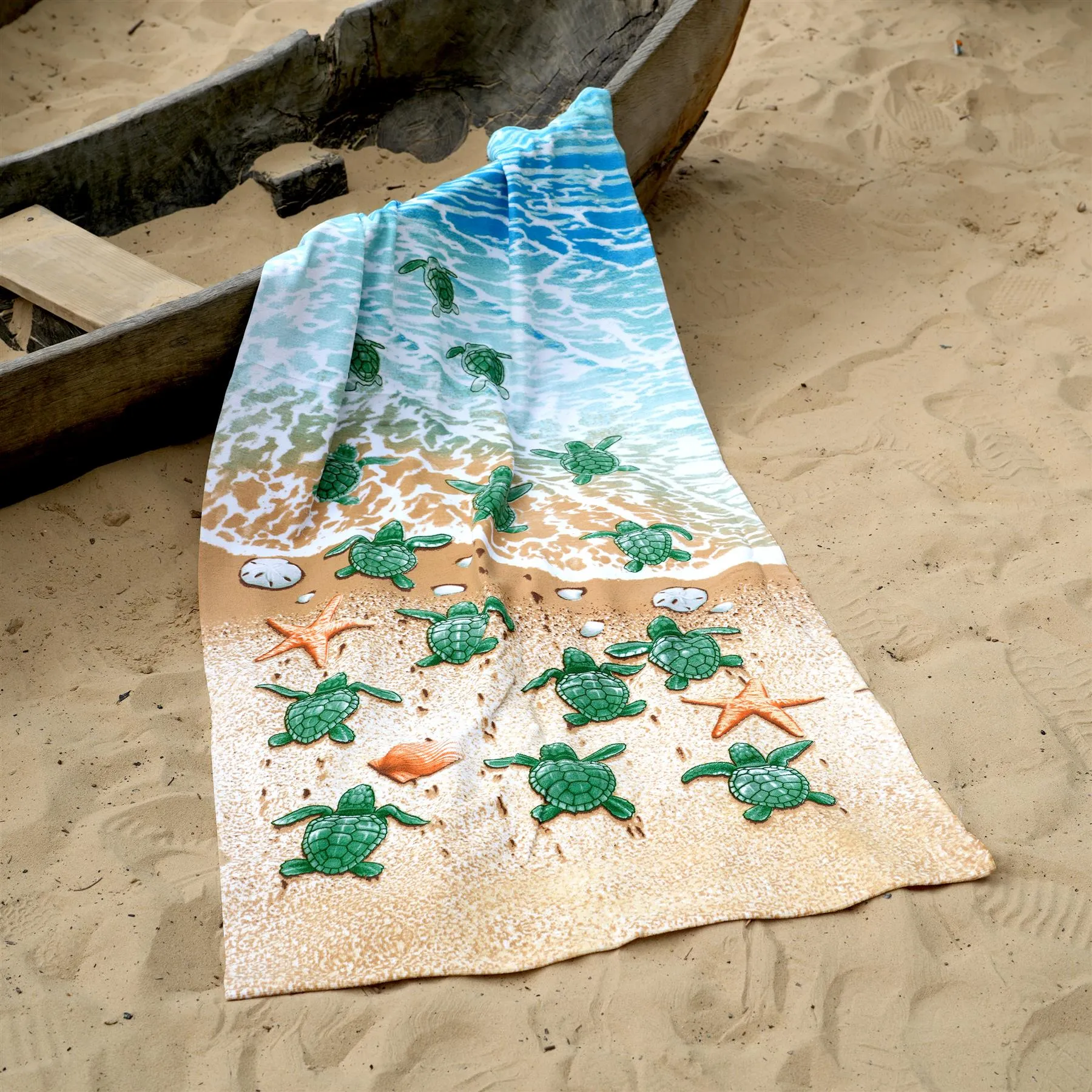 Turtles Design Large Towel