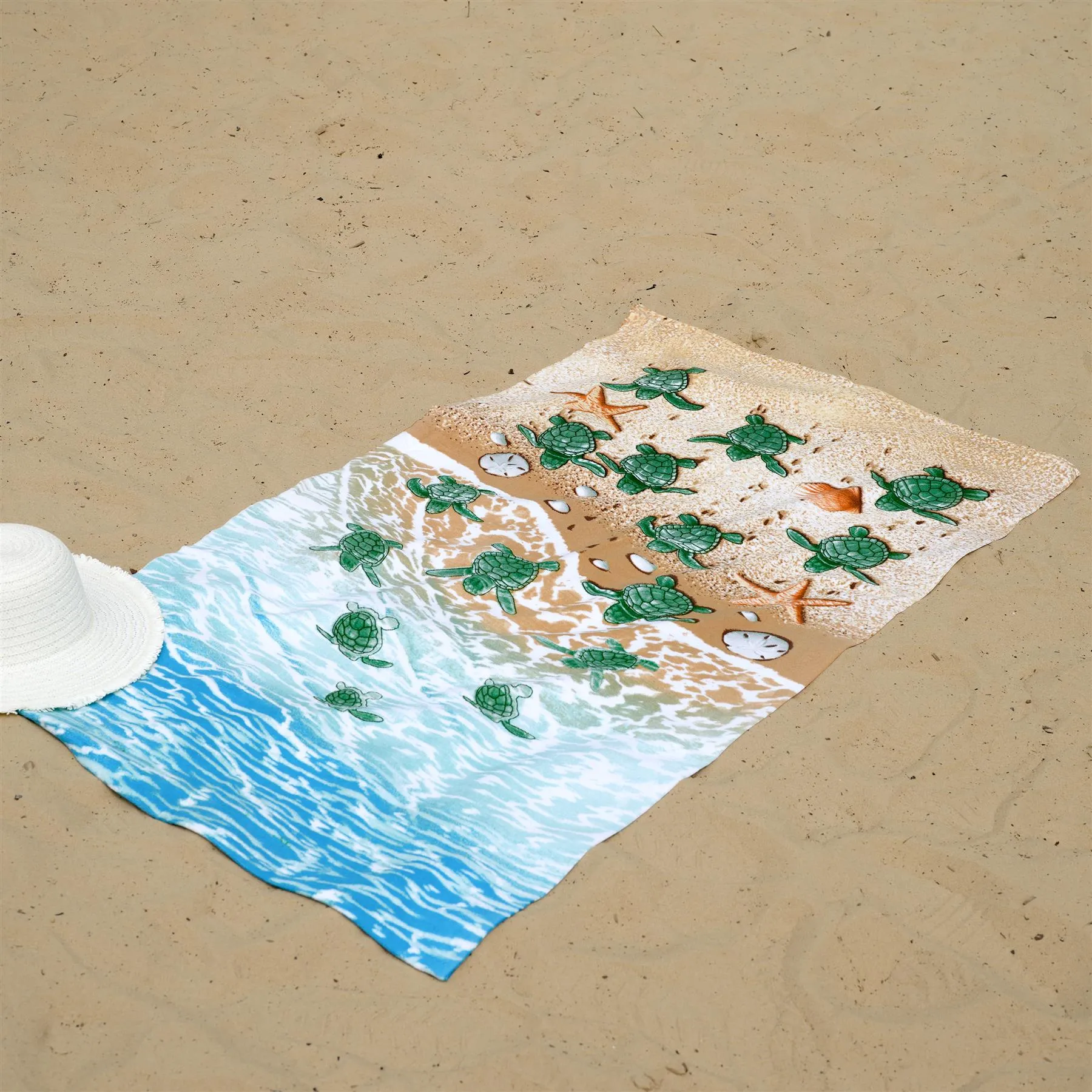 Turtles Design Large Towel