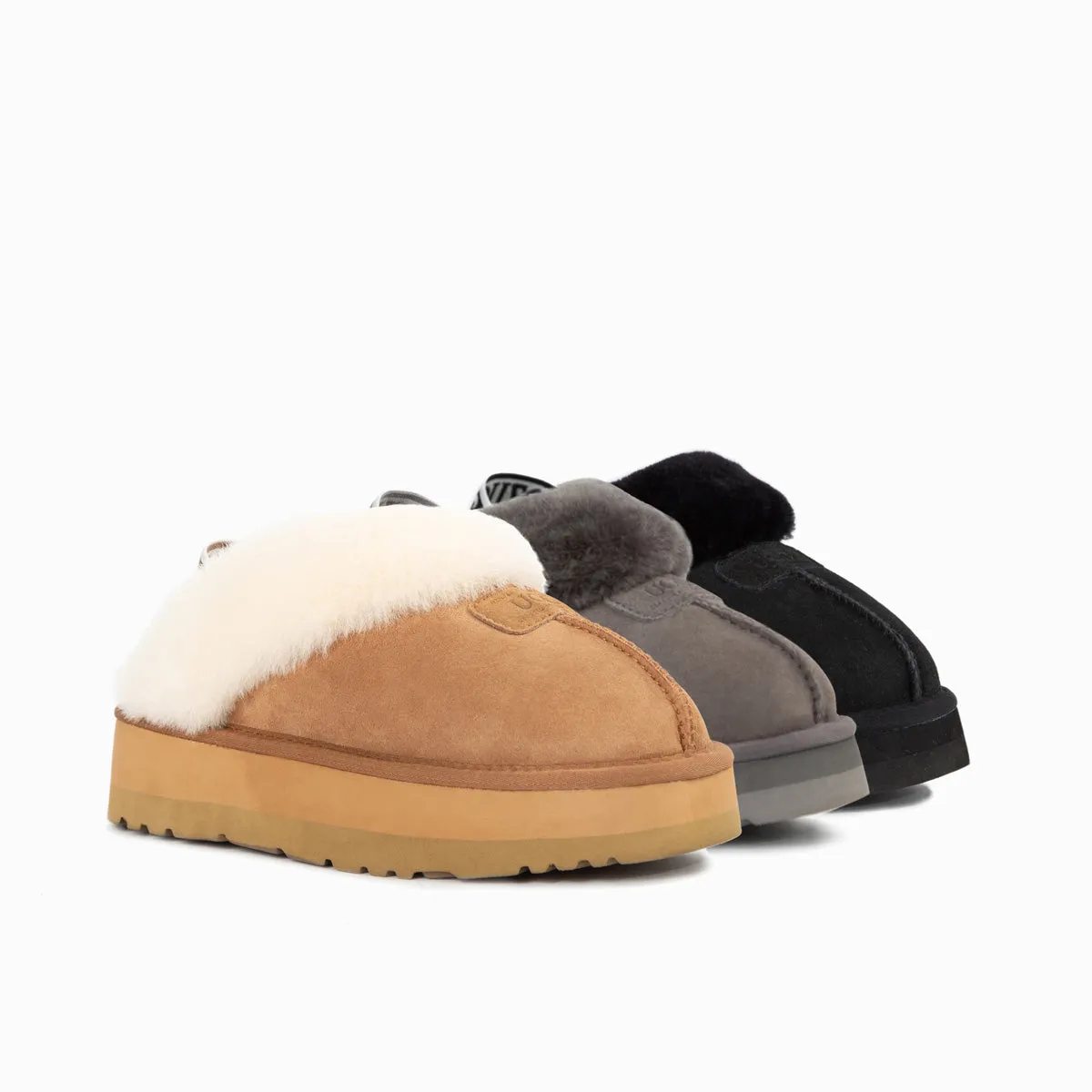 Ugg Coquette Platform Slipper (Elastic Backstrap)(Water Resistant)