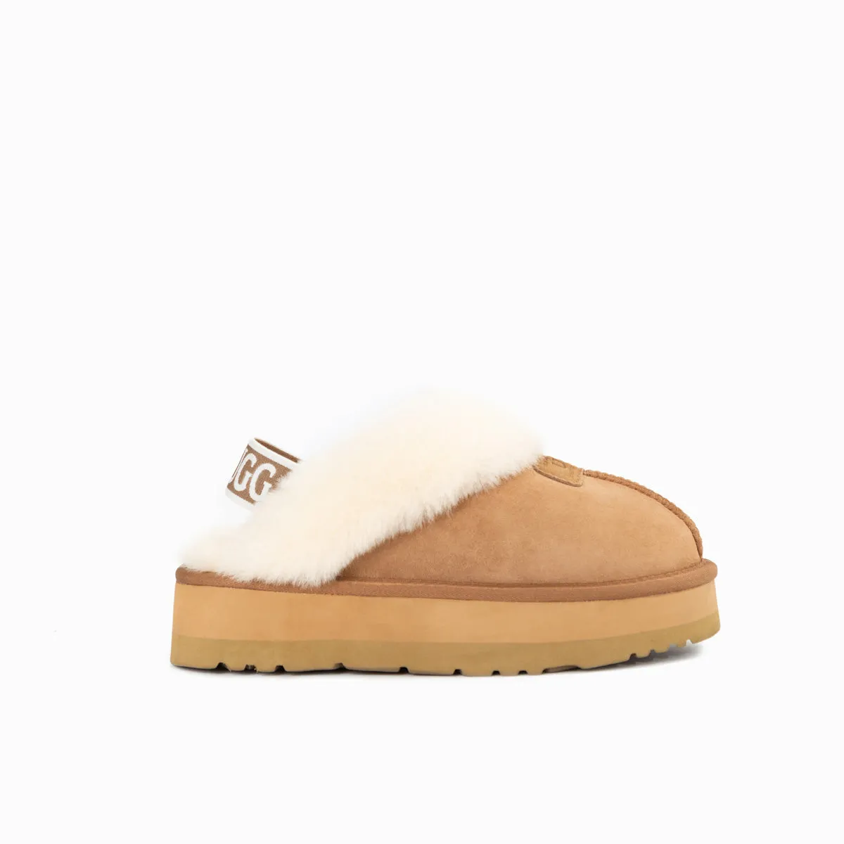 Ugg Coquette Platform Slipper (Elastic Backstrap)(Water Resistant)